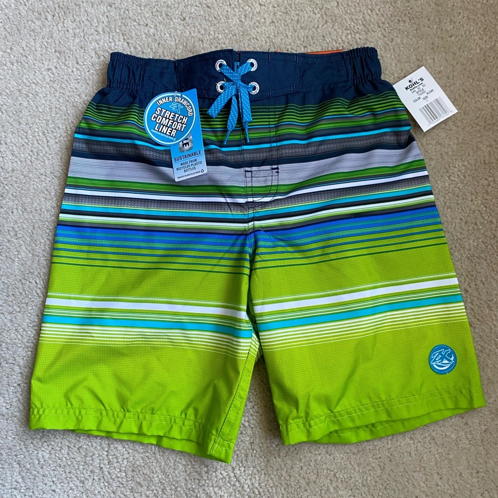 NWT Boys UPF 50+ Swim 💦 Shorts Size L-7
